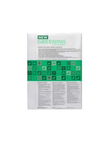 PAQ. PAPEL GREENING A4 75 GRAMOS PQ. 500 H. ECO-ECF