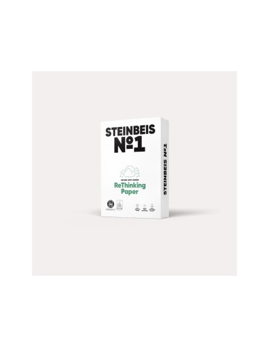 PAPEL FOTOCOPIADORA STEINBEIS N.1 100% RECICLADO A3 80 GR PQ.DE 500H.