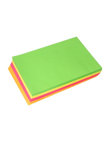 PAPEL COLOR DIN A4 75 GR PAQUETE 500 CUATRO COL.NEON SURT.