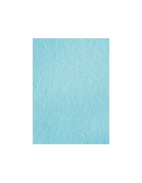 PAPEL COLOR LIDERPAPEL PERGAMINO A4 240G/M2 AZUL PACK 25 HOJAS