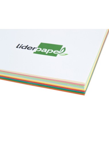 PAPEL LIDERPAPEL A3 80GR/M2 10 COL.SURT.PAQUETE 100 HOJAS