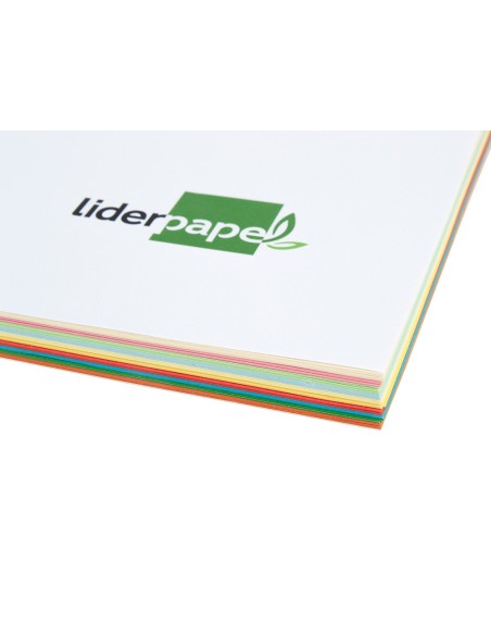 PAPEL LIDERPAPEL A3 80GR/M2 10 COL.SURT.PAQUETE 100 HOJAS