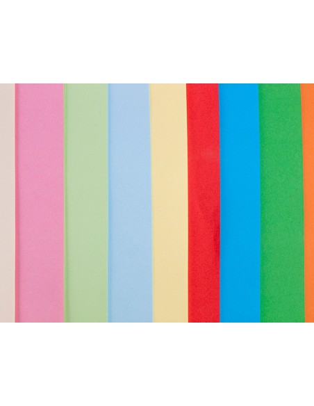 PAPEL LIDERPAPEL A3 80GR/M2 10 COL.SURT.PAQUETE 100 HOJAS