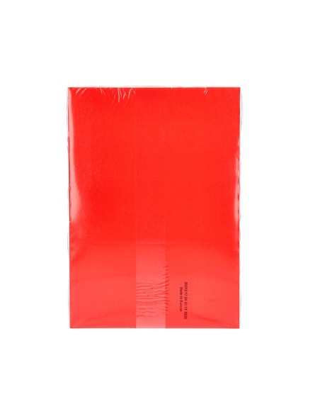 PAPEL COLOR Q-CONNECT DIN A4 80GR ROJO INTENSO PAQ 500 HOJAS**129956