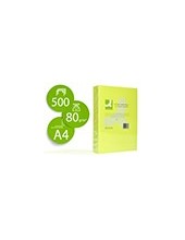 PAPEL COLOR Q-CONNECT DIN A4 80GR AM.NEON PAQUETE DE 500 HOJAS 2