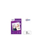PAPEL TRANSFER AVERY CAMISETAS ALGODON BL.INK-JET A4 PK.DE 8H. 2