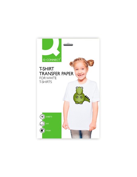 PAPEL Q-CON.TRANSFERENCIA TELA KF01430 DIN A4 BOLSA 10 H.