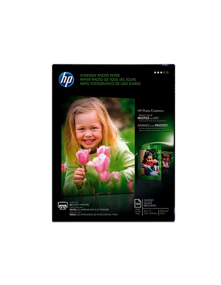 PAPEL FOTOGRAFICO HP SEMI-GLOSSY 170G/M2- A4- 100H Q2510A