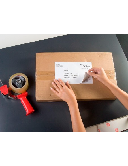 ETIQUETA ADH. AVERY PERMANENTE LASER BL.63,5X38,1MM CAJA 525 UD.