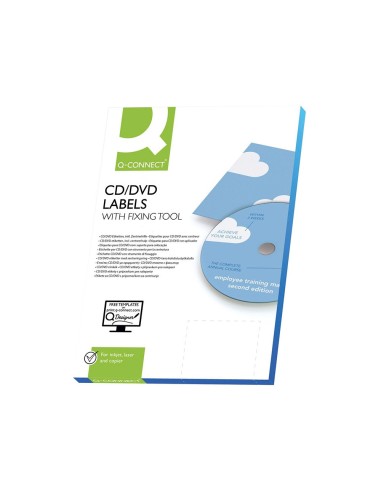 ETIQUETA ADH. Q-CON. 117MM CD-ROM 100H.