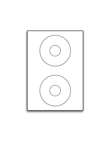 ETIQUETA ADH. Q-CON. 117MM CD-ROM 100H.