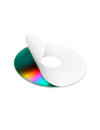 ETIQUETA ADH. Q-CON. 117MM CD-ROM 100H.