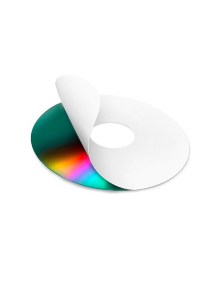 ETIQUETA ADH. Q-CON. 117MM CD-ROM 100H.