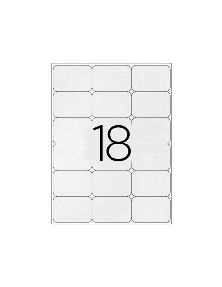 ETIQUETA ADH. Q-CON. 66X45,6MM 100H.