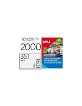 ETIQUETA ADH. APLI 10199 35,1X16,9MM 25H. 2