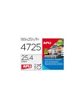 ETIQUETA ADH. APLI 10198 25,4X10MM REMOV. 25H. 2