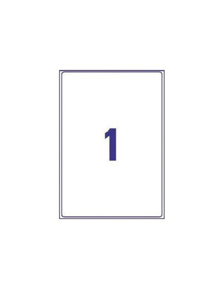 ETIQUETA ADH. AVERY L7567-25 210X297MM TPTE. 25H.