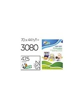 ETIQUETA ADH. TICO VE. FLUOR PERMANENTE 47,5X25,5MM CAJA 3080 UD. 2