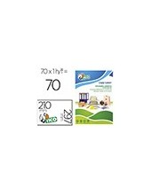 ETIQUETA ADH. TICO VE. FLUOR PERMANENTE 210X297MM CAJA 70 UD. 2