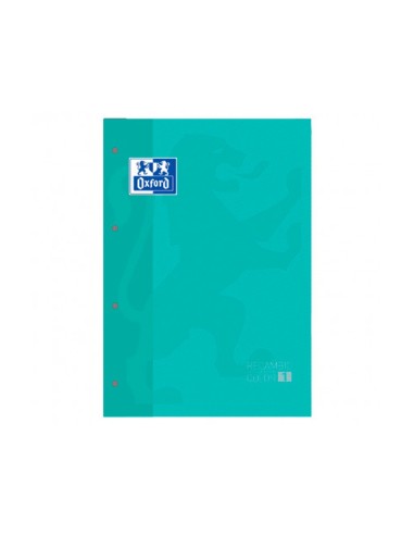 RECAMBIO 1 OXFORD A4+ 80H. 90GR.5MM 4 TAL.ICE MINT