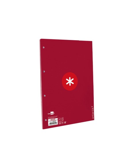 RECAMBIO  A4 ANTARTIK 80H. 90G/M2 5MM4 TAL.1B. MARCO FRAMBUESA