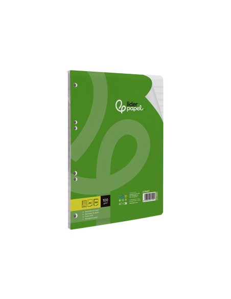 REC.DIN A4 100 H PAUTA 5 4 TAL.C/MARGEN PAPEL 100 GRAMOS