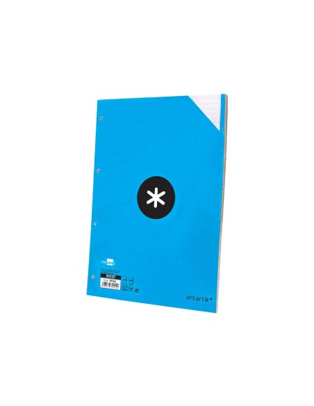 RECAMBIO A4 100H.100G/M2 CUADRO 5MM 4 TALADROS BANDAS 5 COL.A