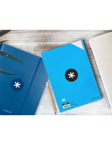 RECAMBIO  A4 100H. 100G/M2 RAYADO HOR.4 TAL.B.DE 5 ANTARTIK