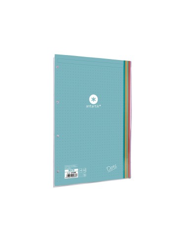 RECAMBIO ANTARTIK A4 100H. 90G/M2 PUNTOS DOTS4 TAL.B.DE 5 COL.