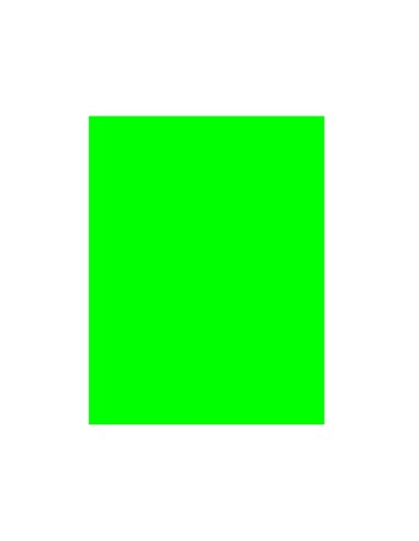 CARTULINA FLUOR VER 50X65 CM