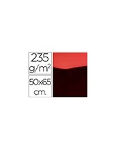 CARTULINA METALIZADA ROJO 50X65 CM 2