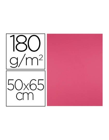 CARTULINA 50X65 CM FUCSIA 180 GR UD.