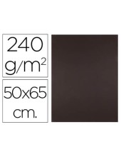 CARTULINA LIDERPAPEL 50X65 CM MARRON 240 GR UNIDAD CX46