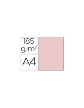 CARTULINA GUARRO DIN A4 ROSA 185 GR PAQUETE 50 H 200040159 2