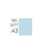 CARTULINA GUARRO DIN A3 AZUL CIELO 185 GR PAQUETE 50 H 200040199 2