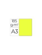 CARTULINA GUARRO DIN A3 AMARILLO LIMON 185 GR PAQUETE 50 H 200040182 2