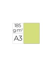 CARTULINA GUARRO DIN A3 VERDE MANZANA 185 GR PAQUETE 50 H 200040206 2