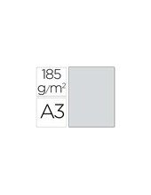 CARTULINA GUARRO DIN A3 GRIS PERLA 185 GR PAQUETE 50 H 200040214 2