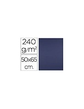 CARTULINA LIDERPAPEL 50X65 CM 240G/M2 AZUL ZAFIRO PAQUETE 25 UNIDADES 2
