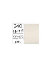 CARTULINA LIDERPAPEL 50X65 CM 240G/M2 CREMA PAQUETE 25 UNIDADES 2