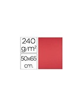CARTULINA LIDERPAPEL 50X65 CM 240G/M2 ROJO PAQUETE 25 UNIDADES 2