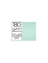 CARTULINA LIDERPAPEL 50X65 CM 180G/M2 VERDE PAQUETE DE 25 2