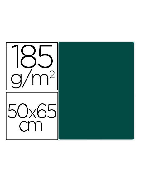 CARTULINA GUARRO VERDE SAFARI 50X65 CM 185 GR