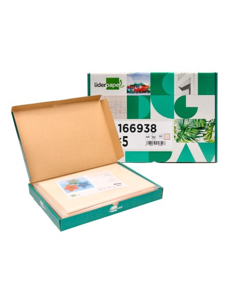 CARTULINA  A4 180G/M2 CREMA PQ.DE 25+5H.