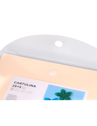 CARTULINA  A4 180G/M2 CREMA PQ.DE 25+5H.