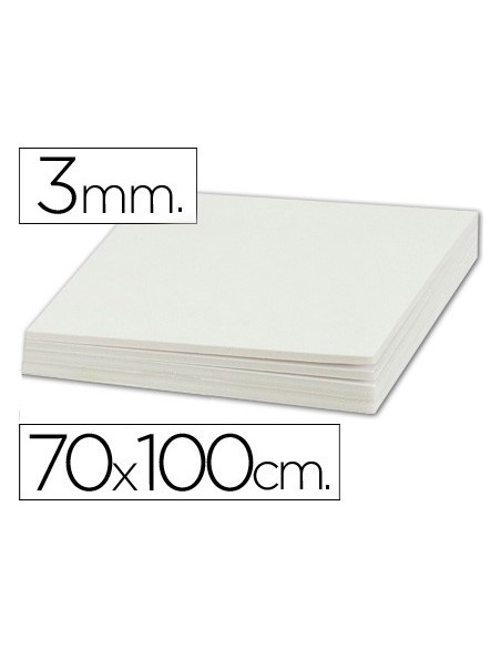 CARTON PLUMA DOBLE CARA 70X100 ESPESOR 3 MM