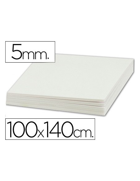 CARTON PLUMA DOBLE CARA 100X140 CM ESPESOR 5 MM