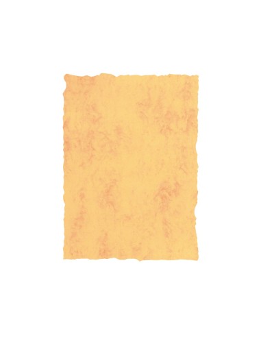 PAPEL PERGAMINO DIN A4 200 GR COLOR MARMOL AM.PAQUETE 25 HOJAS