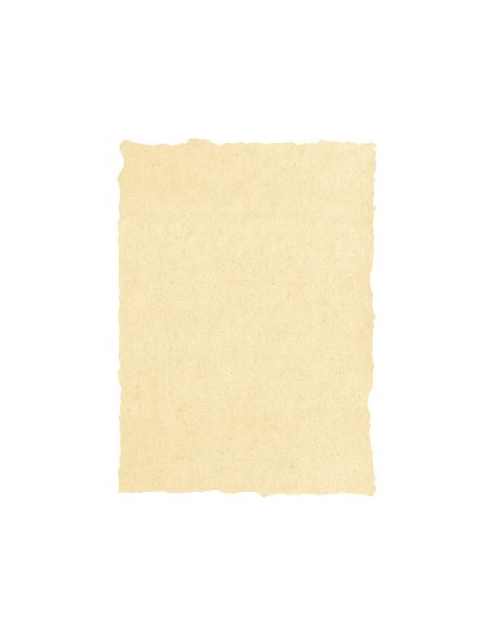 PAPEL PERGAMINO DIN A4 160 GR COLOR PERGAMINO CREMA PAQUETE 25 HOJAS