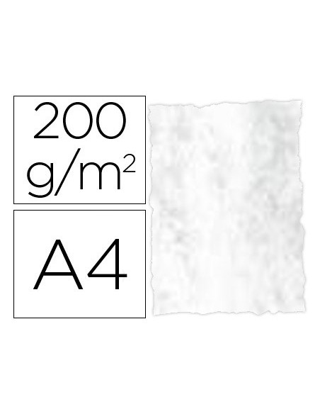 PAPEL PERGAMINO A4 TROQUELADO 200 GR MARMOLEADO GRIS PAQ.25 H.